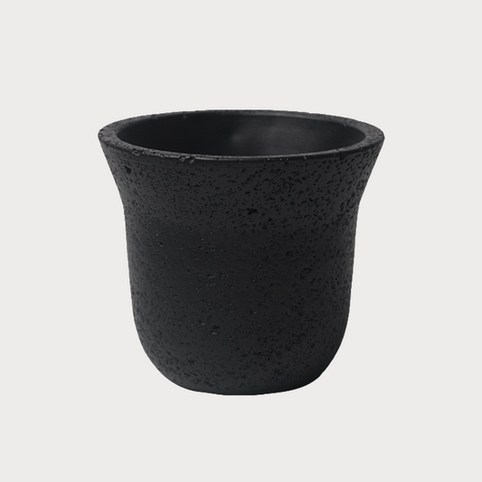 潮州市潮安区枫溪镇唯创家居 Cloche Hat Style Cement Plant Pot | Black