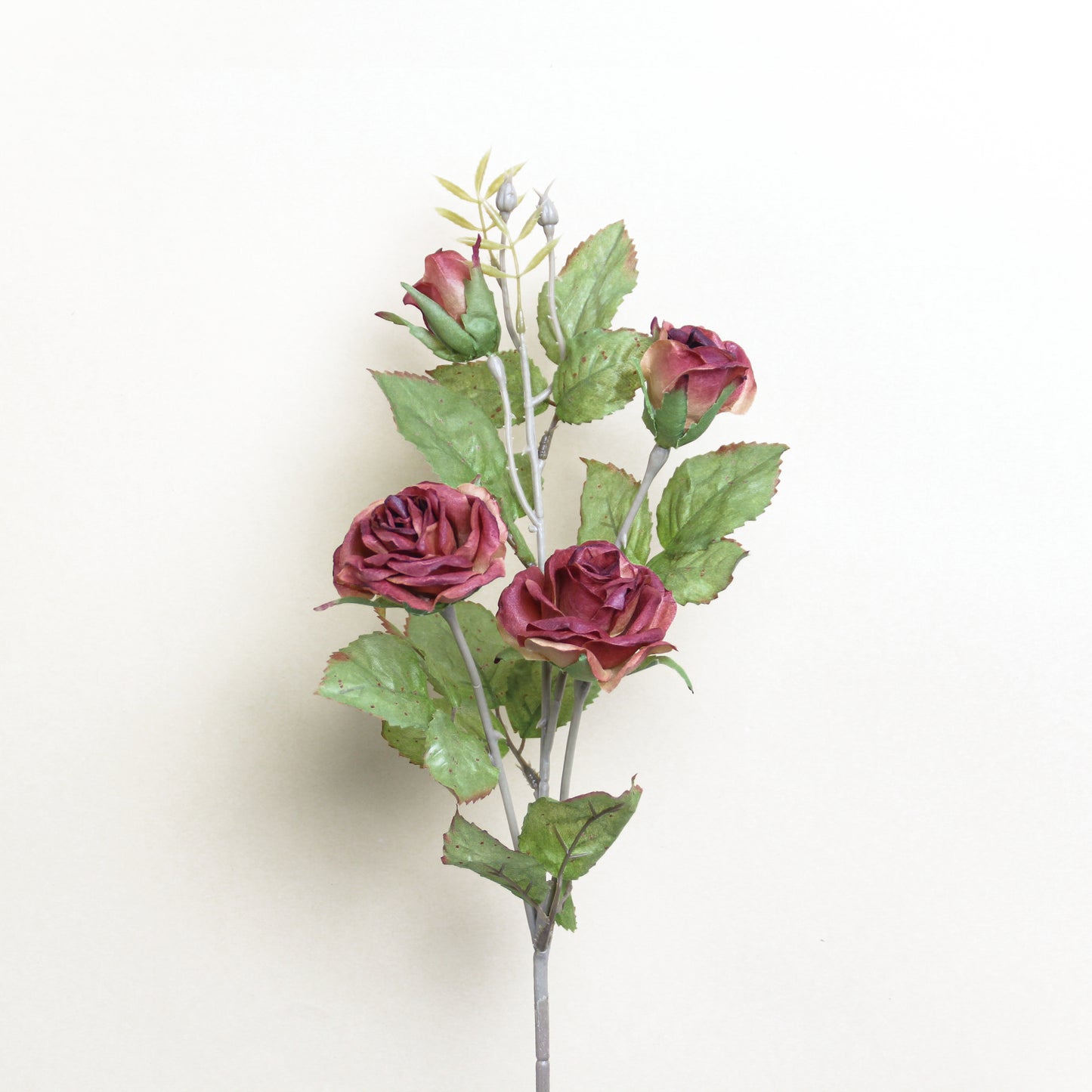 义乌苏荣花业 Artificial Rose Branch|Bronze Red