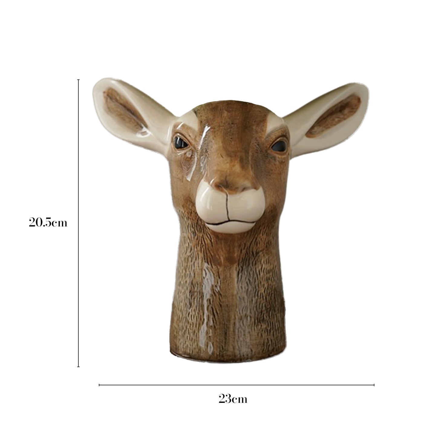 森林熊家居 Hand-painted Deer Sculpture Vase