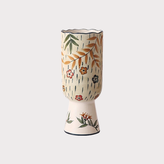 Barnock巴诺克 Hand-painted Willow Crackle Porcelain Vase