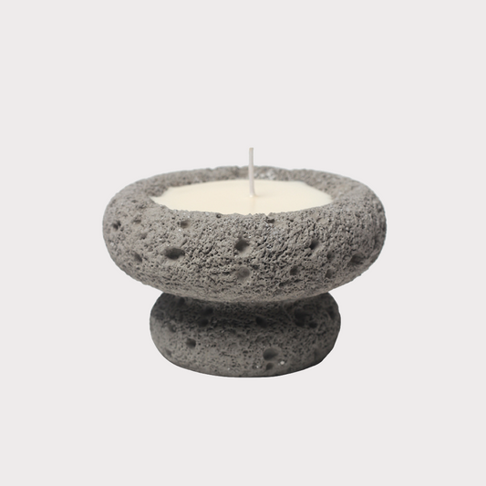 潮州市潮安区枫溪镇唯创家居 Lava Stone Candle Cup | Grey