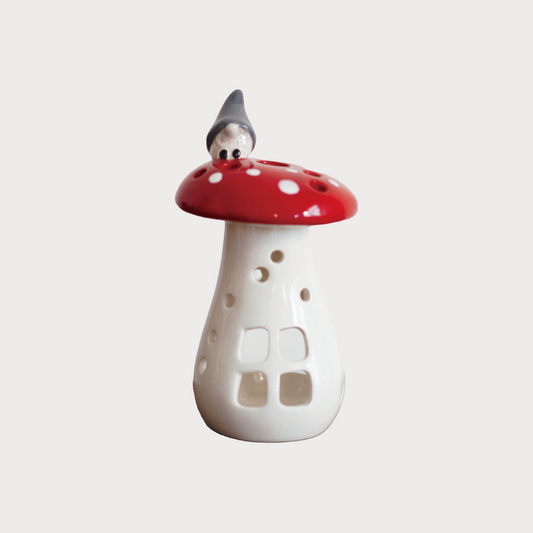 森林熊家居 Mushroom House Candle Holder