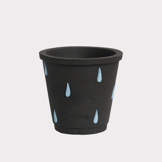 Ciireal Rain on Me Ceramic Planter | Black